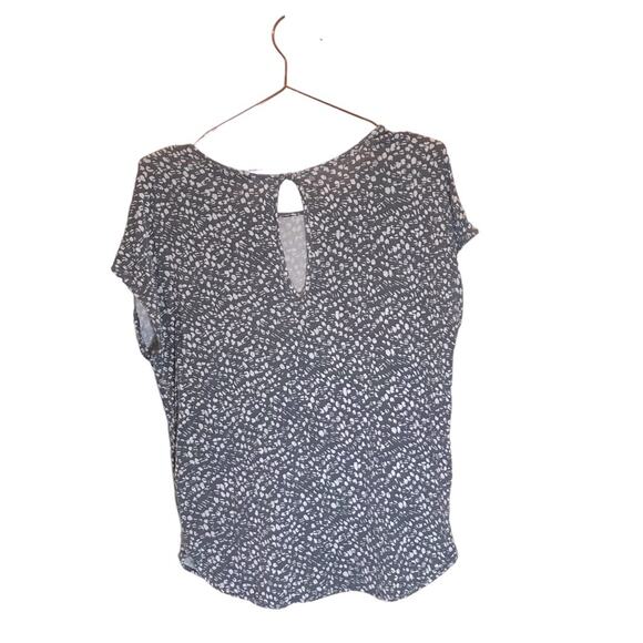Banana republic factory stretchy printed gray top size small - Picture 2 of 7